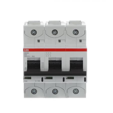ABB S803N-D40 Hochleist.-Sicherungsautomat, 40A, D, 400 V AC=Icu 36kA, 690 V AC=Icu 4, 5kA,