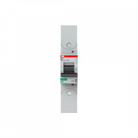 ABB S801S-B63-R Hochleis.Sicherungsautomat 63A, B, 400V AC=Icu 50 kA, 690V AC=Icu6 kA, 1P, Ringkabelschuhanschluss