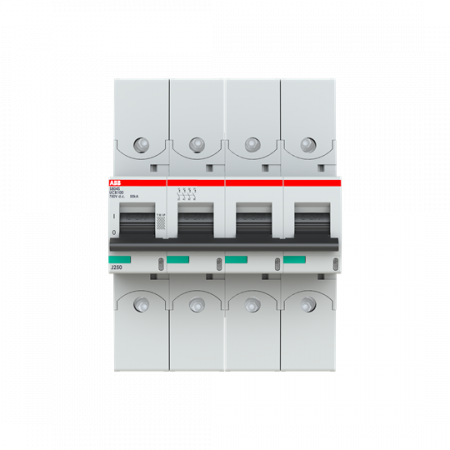 ABB S804S-UCB100-R Hochlei.-Sicherungsauto., 100A, B, 750VDC=Icu 50kA, 4P, Ringkabelschuhanschluss