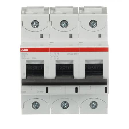 ABB S803U-K15 Hochleist.-Sicherungsautomat, 15A, K, 240 V AC=Icu 50kA, 3P, UL 489