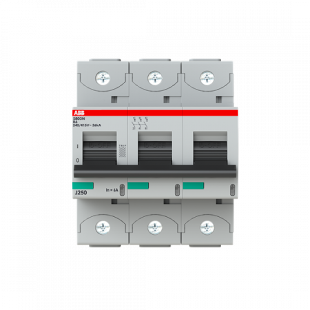ABB S803N-B6 Hochleist.-Sicherungsautomat, 3P, B-Charakt., 6A