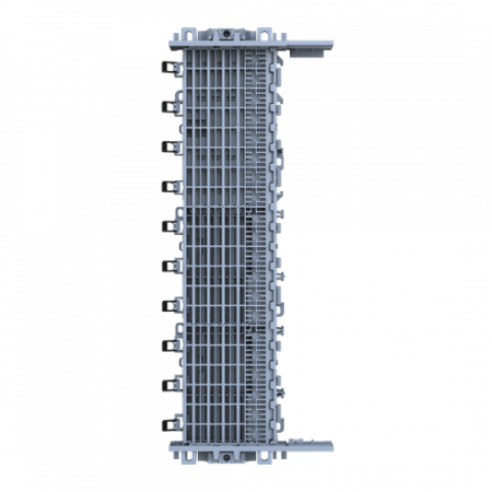 ABB ZLS905E20-3L SMISSLINE TP Starterpaket 20 PLE, bestückt mit Schienen L1, L2, L3, inklusive Sockelendstücken