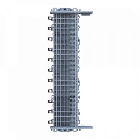 ABB ZLS905E22-3L SMISSLINE TP Starterpaket 22 PLE, bestückt mit Schienen L1, L2, L3, inklusive Sockelendstücken