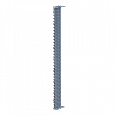 ABB ZLS905E72-3L SMISSLINE TP Starterpaket 72 PLE, bestückt mit Schienen L1, L2, L3, inklusive Sockelendstücken