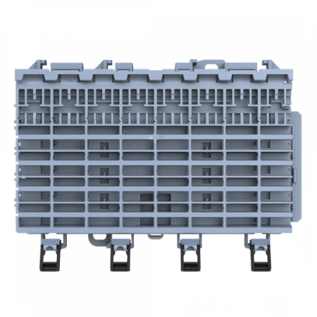 ABB ZLS908 Stecksockel 8 PLE SMISSLINE TP, inkl. Ober- und Unterteil, ohne Stromschienen