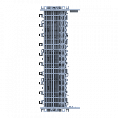 ABB ZLS905E20-3LNLALB SMISSLINE TP Starterpaket 20 PLE, bestückt mit Schienen L1, L2, L3, N, sowie LA und LB, inkl. Sockelendstücken