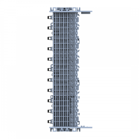 ABB ZLS905E22-3LNLALB SMISSLINE TP Starterpaket 22 PLE, bestückt mit Schienen L1, L2, L3, N, sowie LA und LB, inkl. Sockelendstücken
