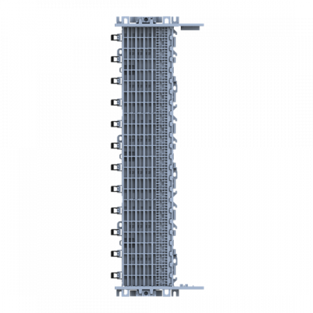 ABB ZLS905E24-3LNLALB SMISSLINE TP Starterpaket 24 PLE, bestückt mit Schienen L1, L2, L3, N, sowie LA und LB, inkl. Sockelendstücken
