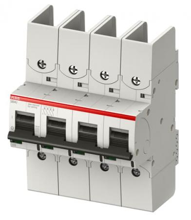 ABB S804U-UCZ25 Hochleis.Sicherungsautomat für Spannungen bis 600V DC 4P, 25A, UL489, 10kA