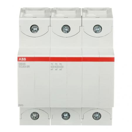 ABB S803S-SCL63-SR Kurzschlussstrombegrenzer, 3polig, 63A 690V AC, 50kA, IEC 90647-2, Uimp=8kV