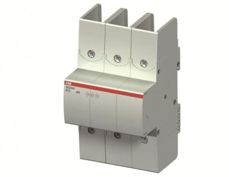ABB S803W-SCL100-SR Kurzschlussstrombegrenzer, 3polig, 100A 600V AC, 65kA, UL 508, Uimp=8kV