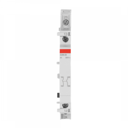 ABB E299-20 Hilfskontaktmodul für E290/E297 2 Schließer, 5 A, 250 V AC, 9 mm