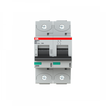 ABB S802PV-SP5 Strangsicherung für Photovoltaikanlagen 800 V DC, 5A, 2-polig