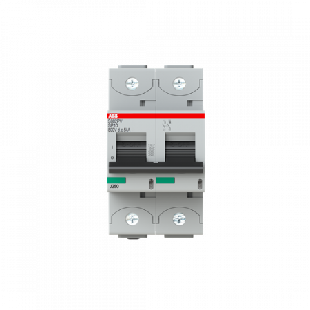 ABB S802PV-SP10 Strangsicherung für Photovoltaikanlagen 800 V DC, 10A, 2-polig