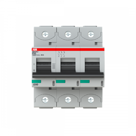ABB S803PV-SP40 Strangsicherung für Photovoltaikanlagen 1.200 V DC, 40A, 3-polig
