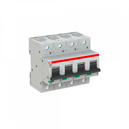 ABB S804PV-SP63 Strangsicherung für Photovoltaikanlagen 1.500 V DC, 63A, 4-polig