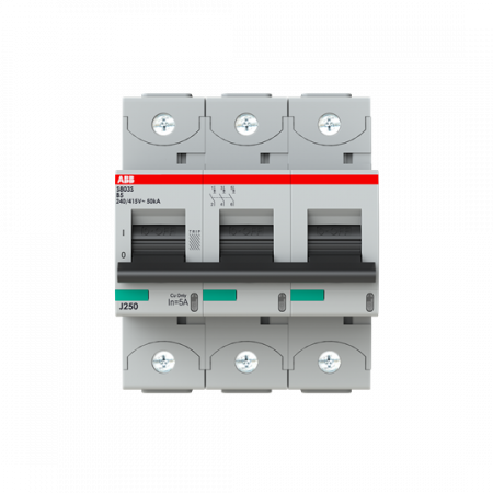 ABB S803S-B5 Hochleistungs-Sicherungsautomat 5A, B, 400 V AC=Icu 50kA, 690 V AC=Icu6kA, 3P
