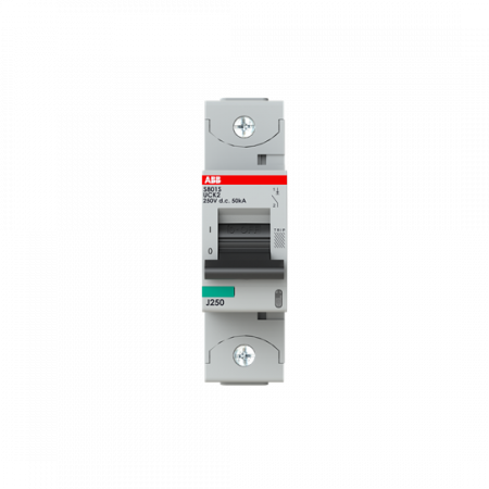 ABB S801S-UCK2 Hochleistungs-Sicherungsautomat 2A, K, 250V DC=Icu 50 kA, 1P