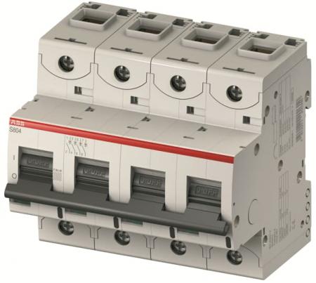 ABB S804S-UCK2.5 Hochleistungs-Sicherungsautomat 2.5A, K, 1000VDC=Icu 50kA, 4P