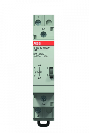 ABB E290-32-10/230-60 Stromstoßschalter 60 Hz, 1 Schließer, 32 A, 230 V AC