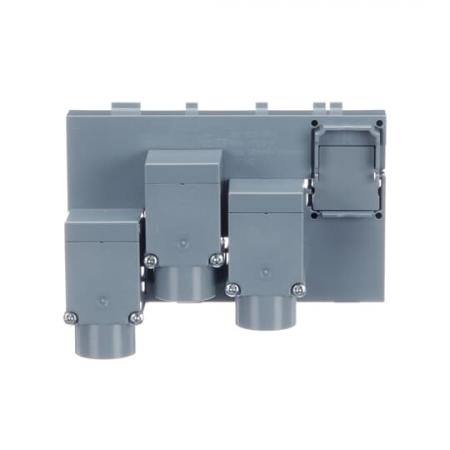 ABB ZLSP934-3L-R-1 Einspeiseblock 250 A L1, L2, L3, rechts SMISSLINE TP PowerBar Bolt-On, ersetzt Abdeckung 8er Modul