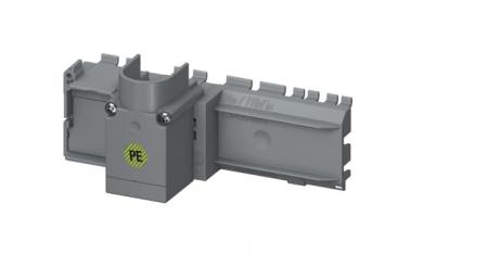 ABB ZLSP935-8PE Einspeiseblock 250 A Zusatzsockel, links PE, SMISSLINE TP PowerBar Bolt-On, ersetzt Abdeckung 8er Modul