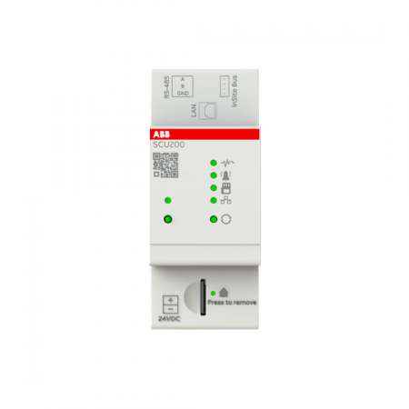 ABB SCU200 InSite Steuereinheit LAN Webserver, bis 16 Modbus RTU Geräte, bis 32 InSite Geräte, 24VDC