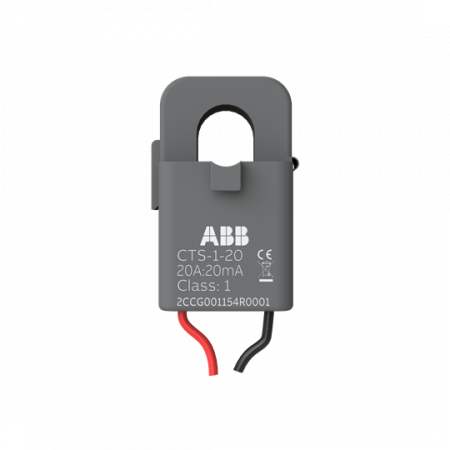 ABB CTS-1-20 InSite teilbarer Stromwandler 20A, Klasse 1, für INS-E3, bis 10mm² 0.5m, 50-1000 Hz