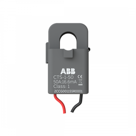 ABB CTS-1-50 InSite teilbarer Stromwandler 50A, Klasse 1, für INS-E3, bis 10mm² 0.5m, 50-1000 Hz