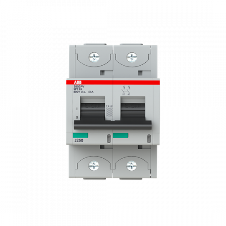 ABB S802PV-SP125 Strangsicherung für Photovoltaikanlagen 800 V DC, 125 A, 2-polig