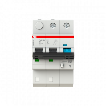 ABB FS402MK-B13/0.03 FI/LS-Schalter 2P+N, 10 A, B-Charak., 13A, 30 mA Typ F SMISSLINE TP