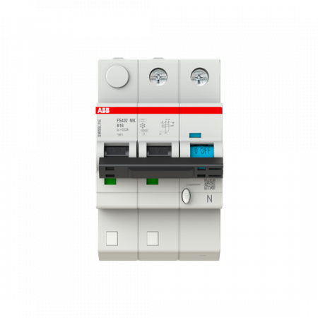 ABB FS402MK-B16/0.03 FI/LS-Schalter 2P+N, 10 A, B-Charak., 16A, 30 mA Typ F SMISSLINE TP