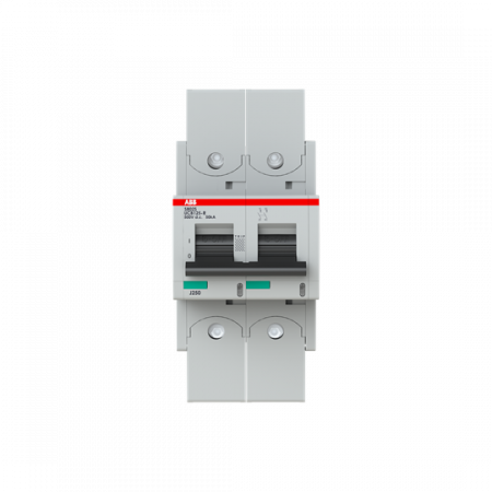 ABB S802S-UCB125-R Hochleistungs-Sicherungsautomat 125 A, B, 500V DC=Icu 50 kA, 2P, Ringkabelschuhanschluss