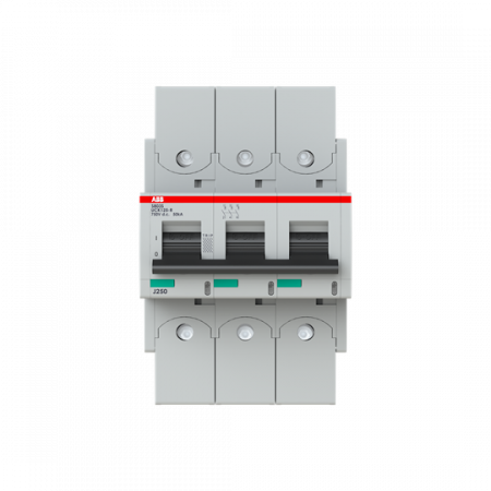 ABB S803S-UCK125-R Hochleistungs-Sicherungsautomat 125 A, K, 750V DC=Icu 50 kA, 3P, Ringkabelschuhanschluss