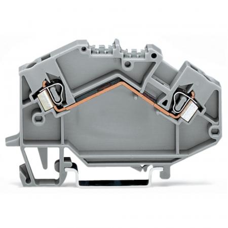WAGO 780-601 Durchgangsklemme 2-Leiter 2,5 mm² grau