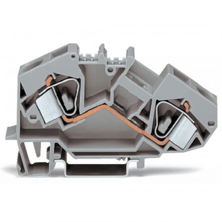 WAGO 783-601 Durchgangsklemme 16 mm² | CAGE CLAMP | 1000 V | Hutschiene TH35