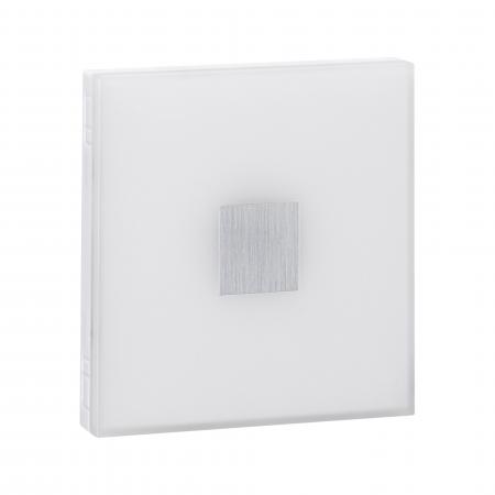 Paulmann 78400 LumiTiles LED Fliesen Square Einzelfliese 100x10mm 0,8W dimmbar warmweiß Weiß Kunststoff/Aluminium