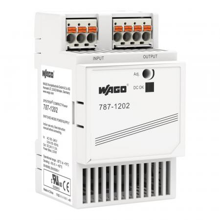 WAGO Power Netzgerät 787-1202 Compact 24 V DC 1,3 A – Primär getaktete Stromversorgung