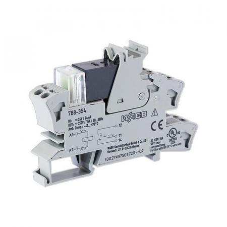 WAGO 788-354 Stecksockel mit Relais 24 V DC 1 Wechsler 16 A
