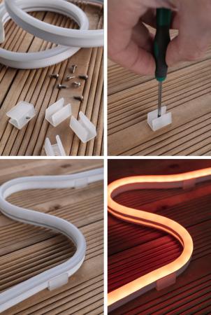 Paulmann 78890 SimpLED LED Strip Outdoor Komplettset 5m Spritzwasser geschützt 30W Regenbogen