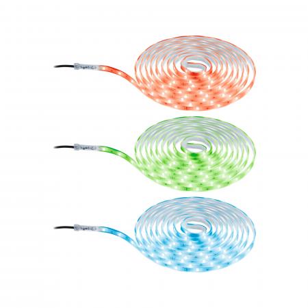 Paulmann 78892 SimpLED LED Strip Outdoor Komplettset 5m Spritzwasser geschützt 13W Regenbogen