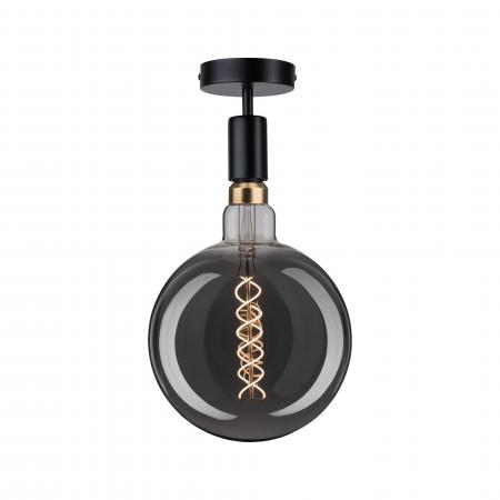 Paulmann 79760 Neordic Malja Deckenleuchte max1x20W E27 Schwarz 230V Metall