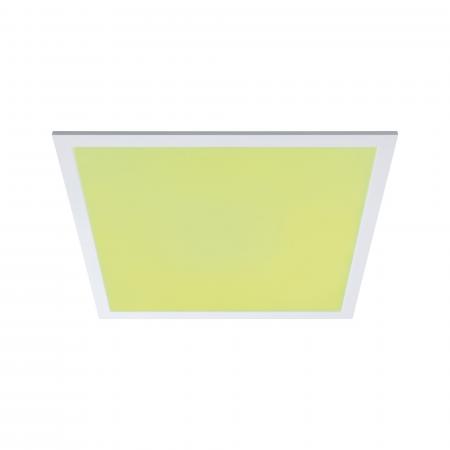 Ultraflaches ZigBee LED-Panel für die Decke Amaris Farbwechsel RGBW 60x60cm Weiß matt 230V Paulmann 79809