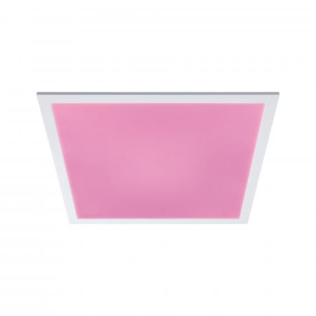 Ultraflaches ZigBee LED-Panel für die Decke Amaris Farbwechsel RGBW 60x60cm Weiß matt 230V Paulmann 79809