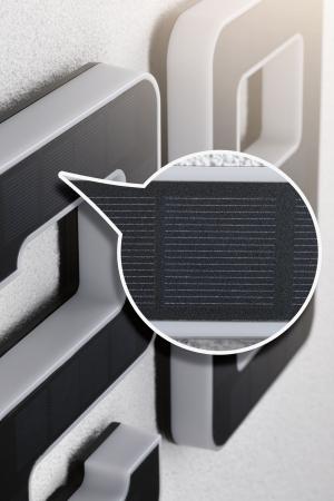 Paulmann 79845 Outdoor Solar Hausnummer 4 3000K IP44 Akku wechselbar