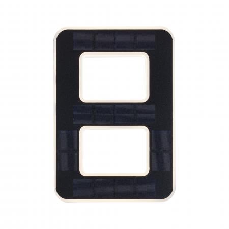 Paulmann 79849 Outdoor Solar Hausnummer 8 3000K IP44 Akku wechselbar