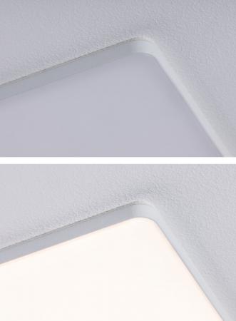 Paulmann 79949 VariFit LED Einbaupanel Veluna Edge schlicht Spritzwasser geschützt eckig 200x200mm warmweiß Weiß dimmbar