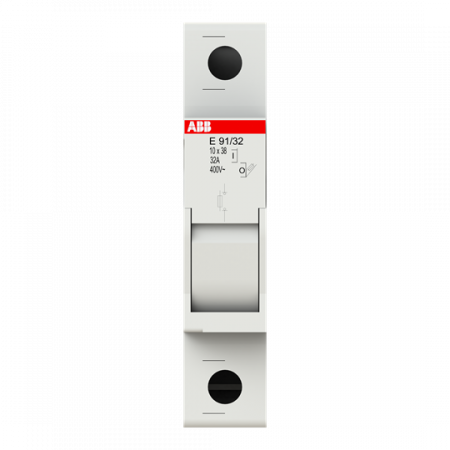 ABB E 91/32 Sicherungs-Trennschalter, 1Pol, 32A für Sicherungseinsatz 10,3 x 38mm (AC-22