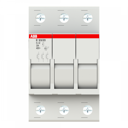 ABB E 93/20 Sicherungs-Trennschalter, 3Pol, 20A für Sicherungseinstatz 8,5 x 31,5mm