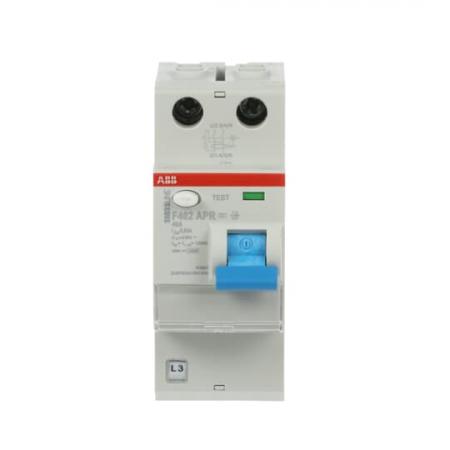 ABB F402 40 APR30 Fehlerstrom-Schutzschalter kurzzeitverzögert, 2P, 40 A, 30 mA SMISSLINE TP